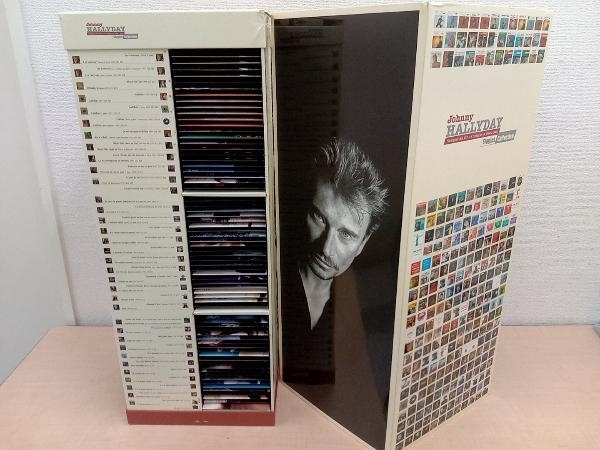 CD JOHNNY HALLYDAY I‘integrale des 45T et CD singles de 1960 a 2006 Singles Collection 箱破れや傷み有り ジャケット劣化約21枚有り