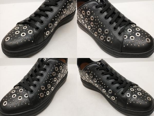 ALAIA ARAI a black 37 sneakers studs Italy made 