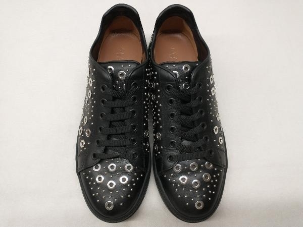 ALAIA ARAI a black 37 sneakers studs Italy made 