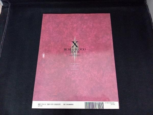 X JAPAN ROSE & BLOOD TOUR LIVE PHOTOGRAPHY Xライヴ写真集_画像2