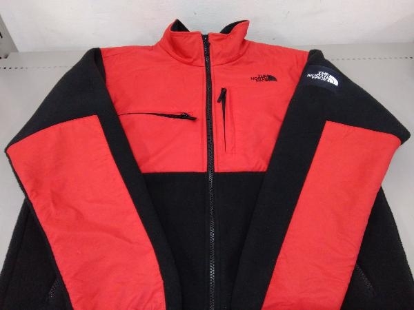 THE NORTH FACE NA71951 DENALI JACKET アウトドアウェア フリースジャケット メンズ Lサイズ レッド×ブラック