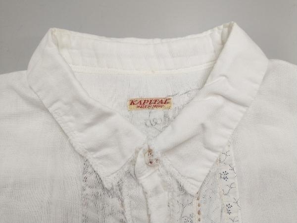 即納特典付き KAPITAL 14SS ホワイトOXハーベストリメイクカトマンズ