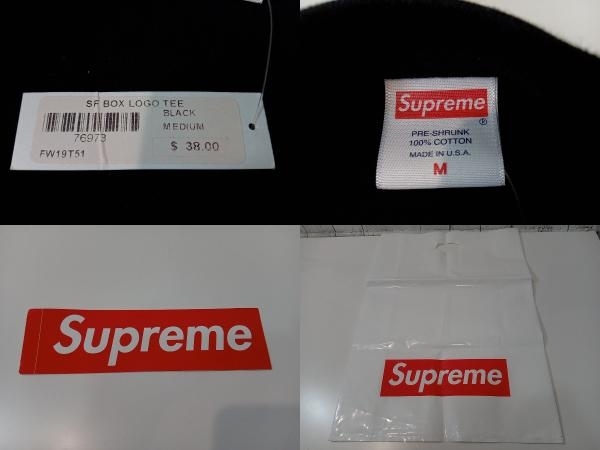 【タグ付き】Supreme シュプリーム SF BOX LOGO TEE ボックスロゴＴシャツ 半袖Ｔシャツ ストリート ブラック M 店舗受取可_画像5