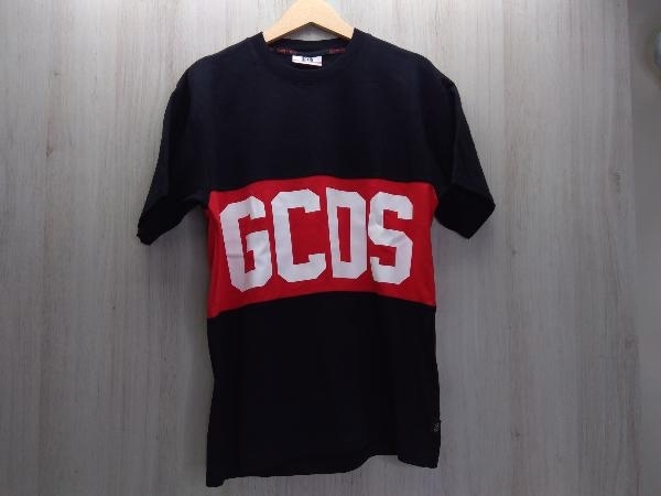 GCDS ジーシーディーエス Mixed Colours Whith Logo band 春夏 半袖Tシャツ ブラック サイズS CC94MO21014_画像1