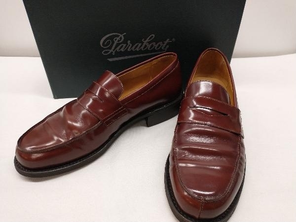 PARABOOT パラブーツ ADONIS GALAXY FINE 27cm ボルドー ローファー 箱付き 保存袋付き_画像1