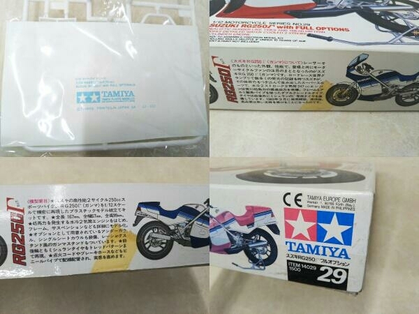  не собран товар пластиковая модель Tamiya Suzuki RG250Γ( Gamma ) полный опция 1/12 мотоцикл серии No.29 TAMIYA