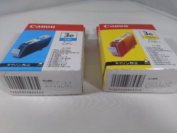 ジャンク 未開封品 Canon インクカートリッジ 3e まとめ売り 期限切れ_画像2