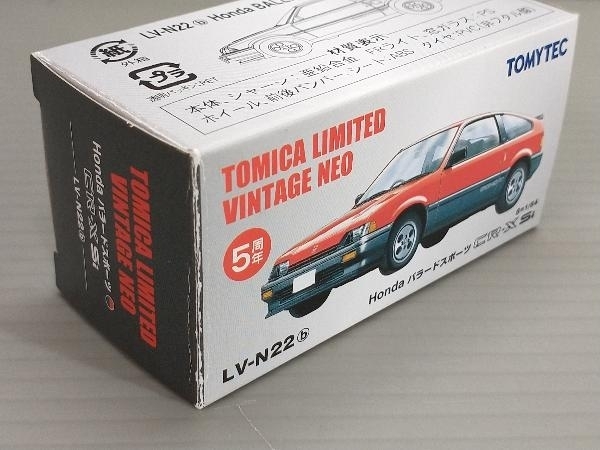 トミカ LV-N22b honda バラードスポーツ CR-X Si 5周年 リミテッドヴィンテージNEOの画像3