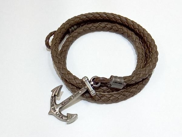 KIEL JAMES PATRICK leather made bracele key ruje-ms Patrick 