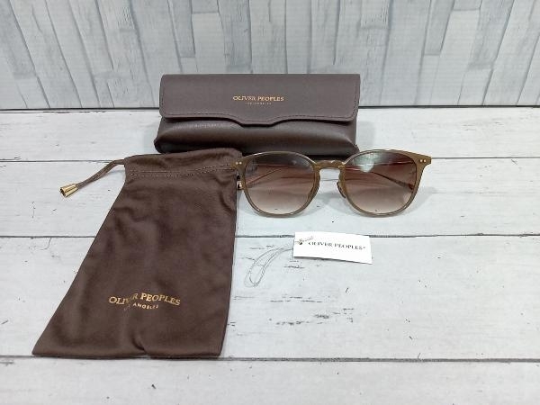 OLIVER PEOPLES オリバー ピープルズ サングラス ZARED ザレッド 51□21-145 日本製 本体カラー ベージュ系 レンズカラー ブラウンのグラデ