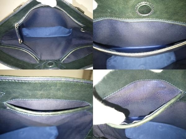 SOMES SADDLE ソメスサドル スクエアトートバッグ SQ-01 グリーン 保存