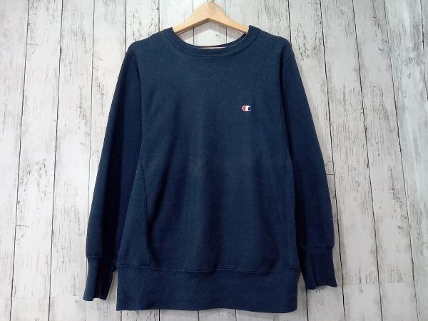 【90's USA製】Champion チャンピオン REVERSE WEAVE リバースウィーブ スウェット トレーナー ヴィンテージ 古着 ネイビー M 店舗受取可