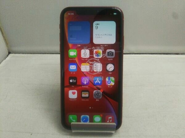 茄子紺 Apple au 【SIMロック解除済みiPhone XR 64GB レッド - 通販