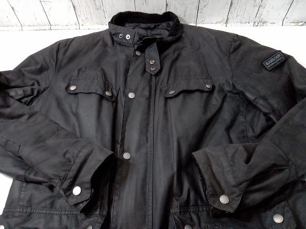 Barbour バブアー INTERNATIONAL インターナショナル オイルドジャケット ライディングジャケット ブラック XL 店舗受取可_画像3