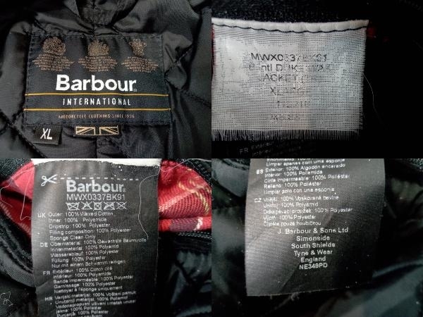 Barbour バブアー INTERNATIONAL インターナショナル オイルドジャケット ライディングジャケット ブラック XL 店舗受取可_画像5