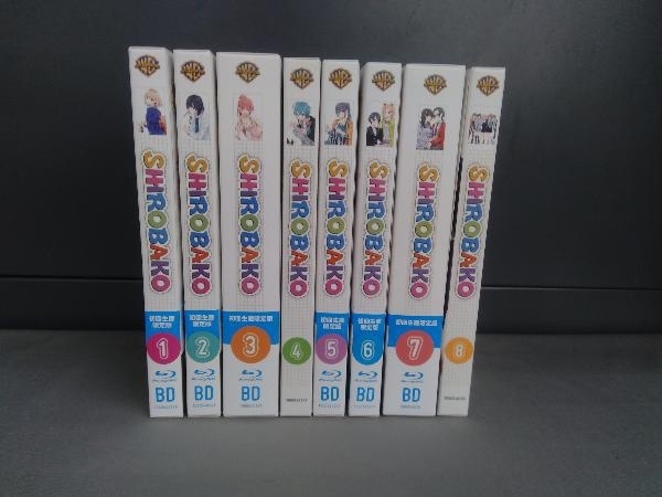 52％割引【※※※】[全8巻セット]SHIROBAKO 第1~8巻(初回限定版)(Blu-ray 