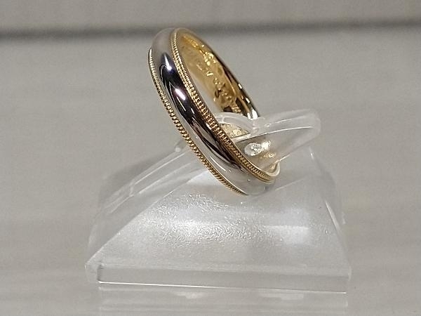 TIFFANY&Co. ティファニー Pt950プラチナ K18ゴールド ミルグレイン