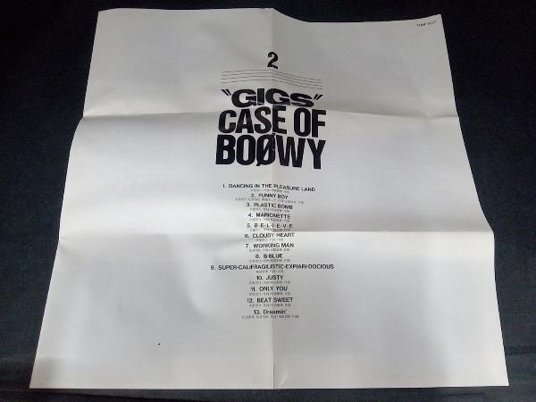 パッケージにヤケ、傷みあります。 DVD GIGS CASE OF BOOWY2_画像3