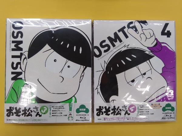 【※※※】[全8巻セット]おそ松さん第2期 第1~8松(Blu-ray Disc)※６巻スマホクリーナーなし、一部箱潰れあり_画像3