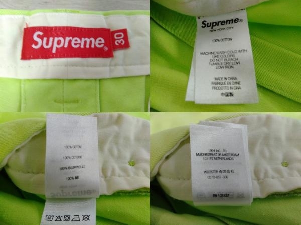 Supreme/シュプリーム/パンツ/ズボン/Pin Up Chi no Pant/18ss/メンズ/30/蛍光グリーン/キミドリ_画像5