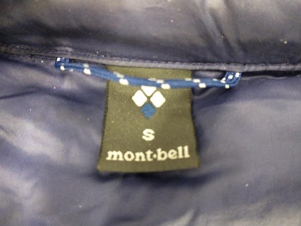 mont-bell モンベル ダウンジャケット ブルー Sサイズ_画像3