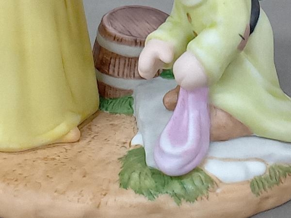 Disney ディズニー 加藤工芸 Snow White and the Seven Dwarfs Figurine Collection 2001 白雪姫と七人の小人 限定陶人形 1034/2001