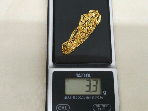 定番HOT】 ヤフオク! - デザインネックレス K18 約40cm 約3.3g
