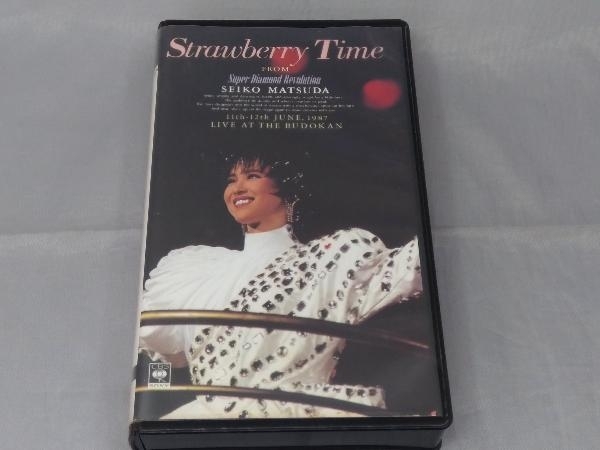 ジャンク 【VHS】松田聖子「Strawberry Time FROM Super Diamond Revolution」※動作未確認_画像1