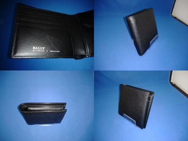 BALLY /二つ折り財布/ブラック_画像4