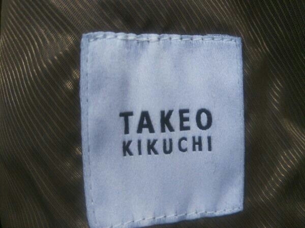 TAKEO KIKUCHI タケオキクチ コート ジャケット ブラック 毛 ポリエステル Lサイズ_画像3