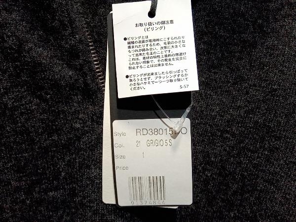 ROBERTO COLLINA half zip knit ロベルトコリーナ ハーフジップ グレー サイズ1 RD38015BO タグ付き 店舗受取可_画像5