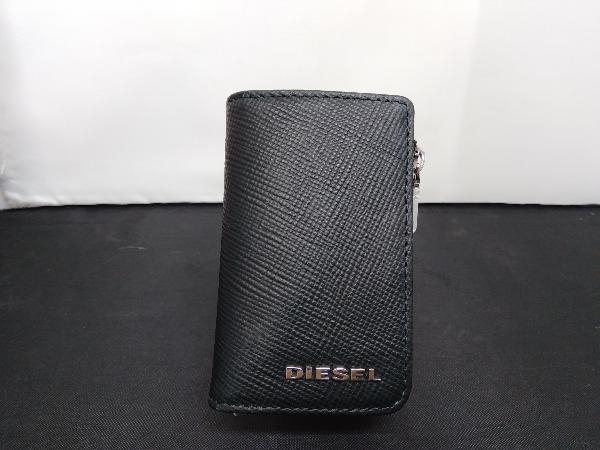 箱、ピンバッジ、袋付】DIESEL ディーゼル キーケース メンズ ブラック