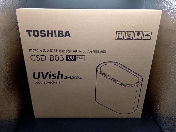 未使用品 TOSHIBA ウィルス抑制除菌脱臭用 UVーLED 光触媒装置 箱付