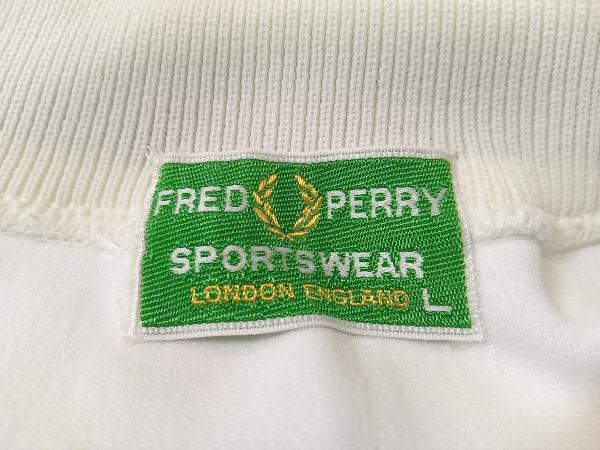 FRED PERRY フレッドペリー 80s トラックジャケット ジャージ ホワイト グリーン L 店舗受取可