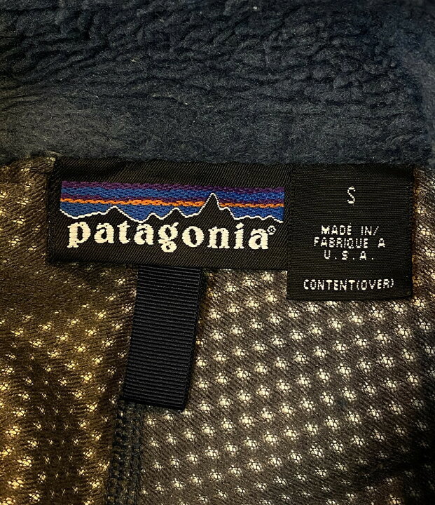 90s Patagonia 23055 RETRO‐X Fleece jacket usa製 99年製 パタゴニア フリースジャケット ネイビー Sサイズ 店舗受取可_画像3