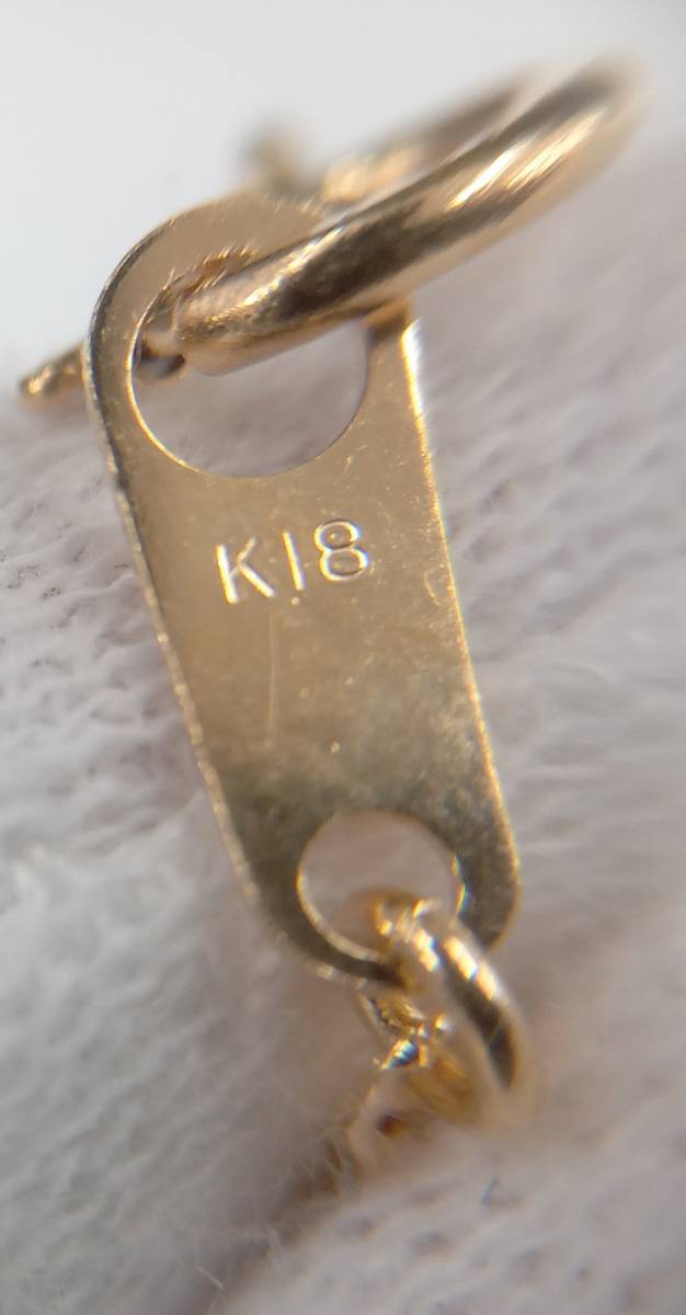 ネックレス K18 18金 ゴールド 43㎝ 5.0g デザインネックレス 店舗受取