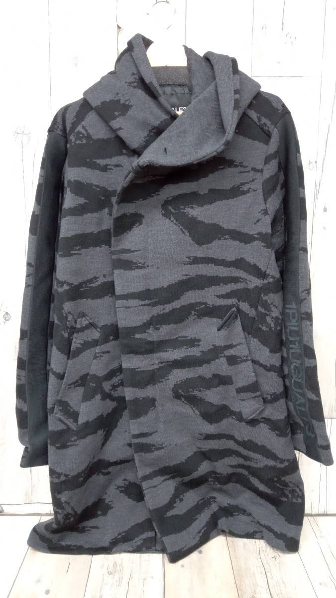 1PIU1UGUALE3 113 WRAP COAT MRK192 ウノピゥウノウグァーレ ラップ