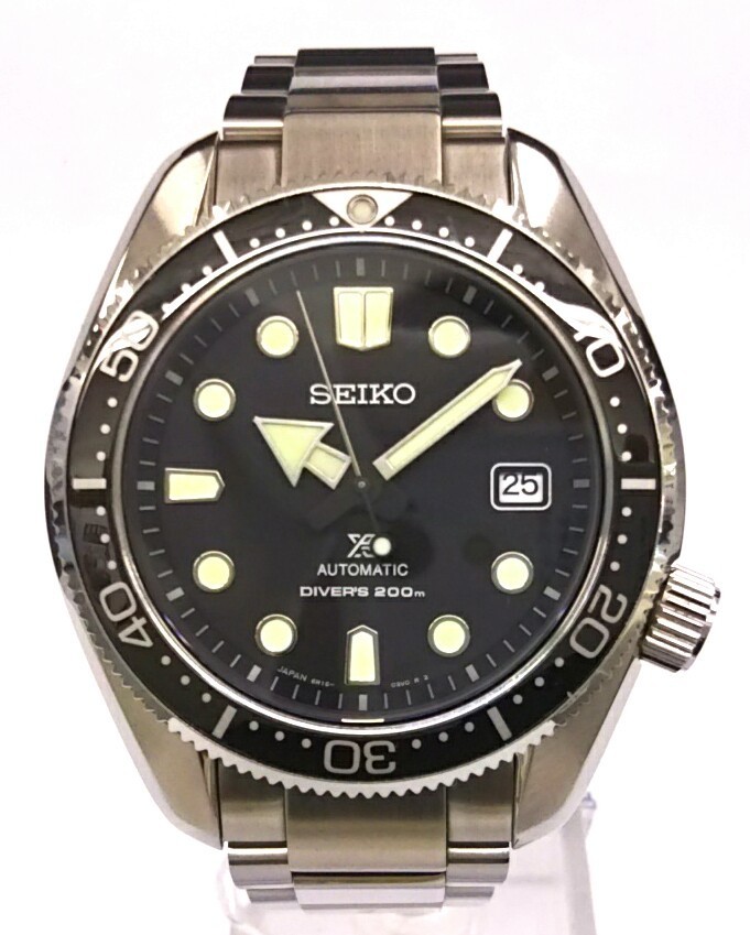 セイコー SEIKO プロスペックス 6R15-04G0 ダイバースキューバ メンズ腕時計 自動巻き リューズねじ込み式 ベゼルキズ 箱取説有  SBDC061 