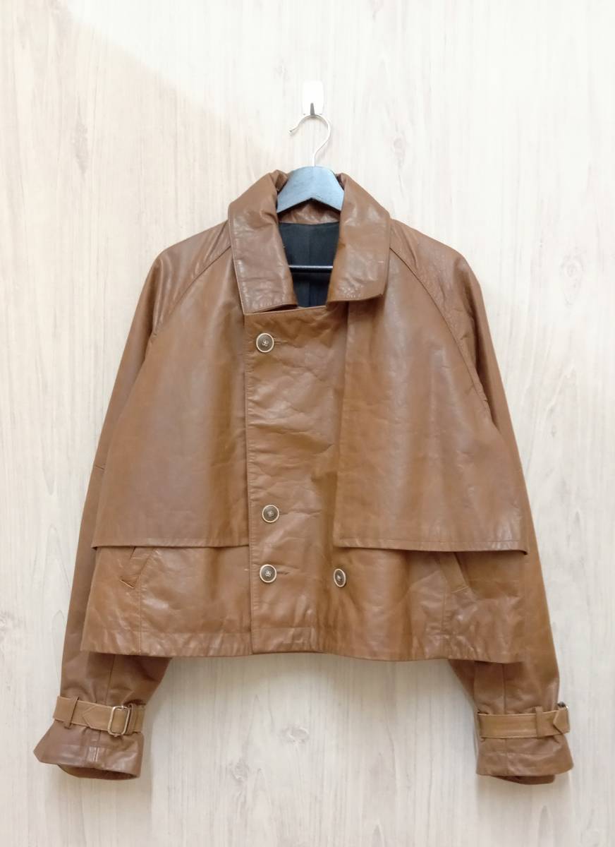NotE/ノート/その他レザージャケット/CONTRAST OVER TRENCH COWSKIN