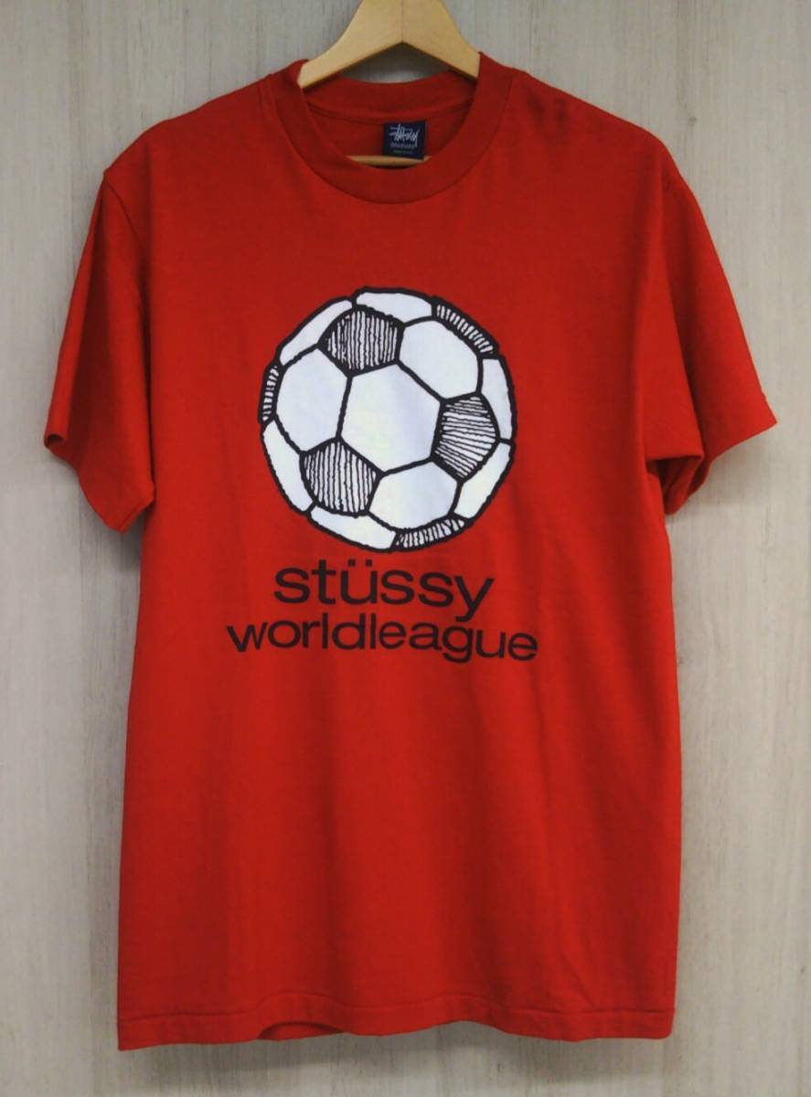 STUSSY ステューシー オールドステューシー 半袖Tシャツ WORLD LEAGUE