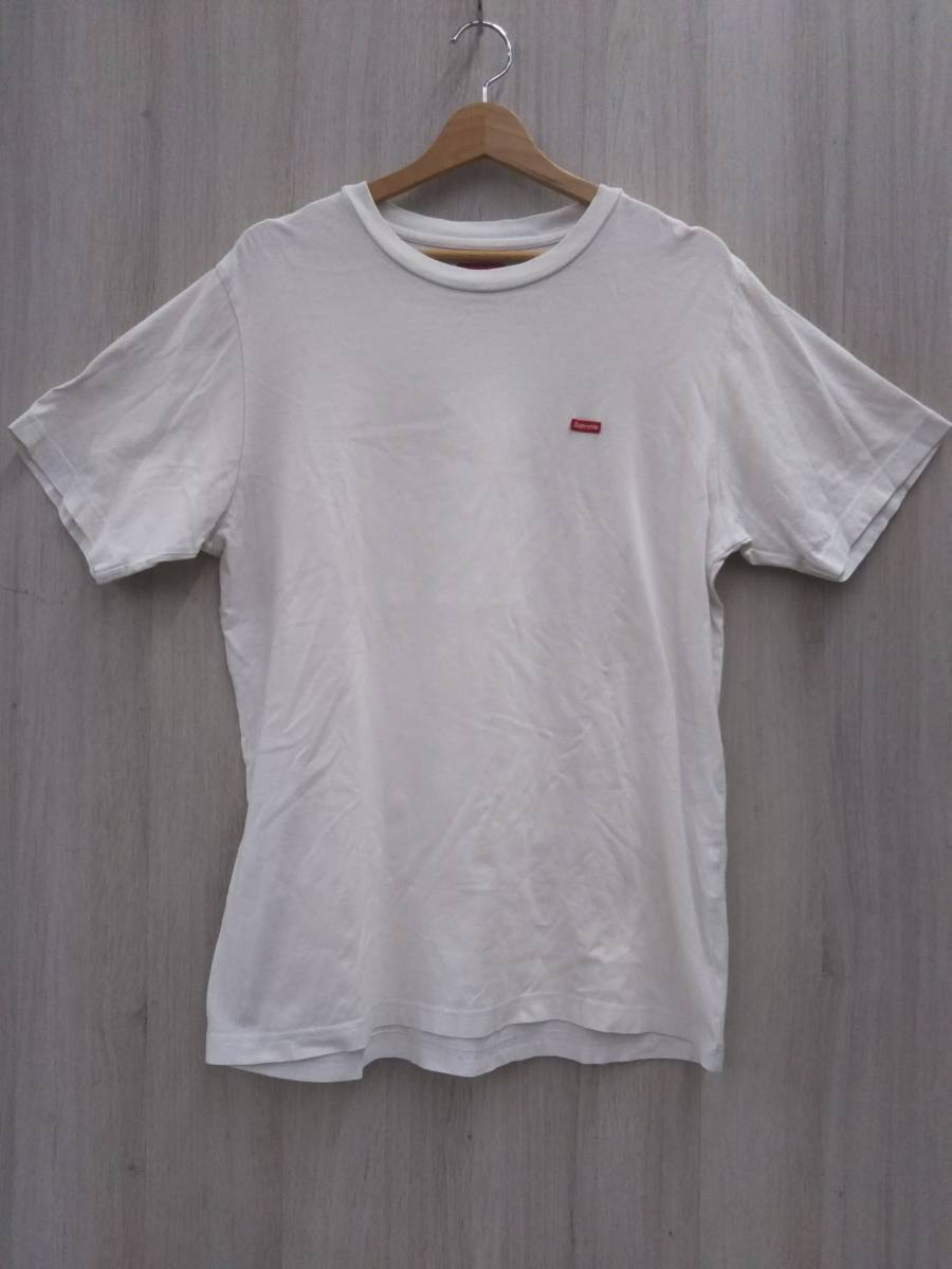 Supreme シュプリーム 半袖Tシャツ 半T Ｍサイズ ホワイト ストリート ボックスロゴ コットン Mini Box Logo_画像1