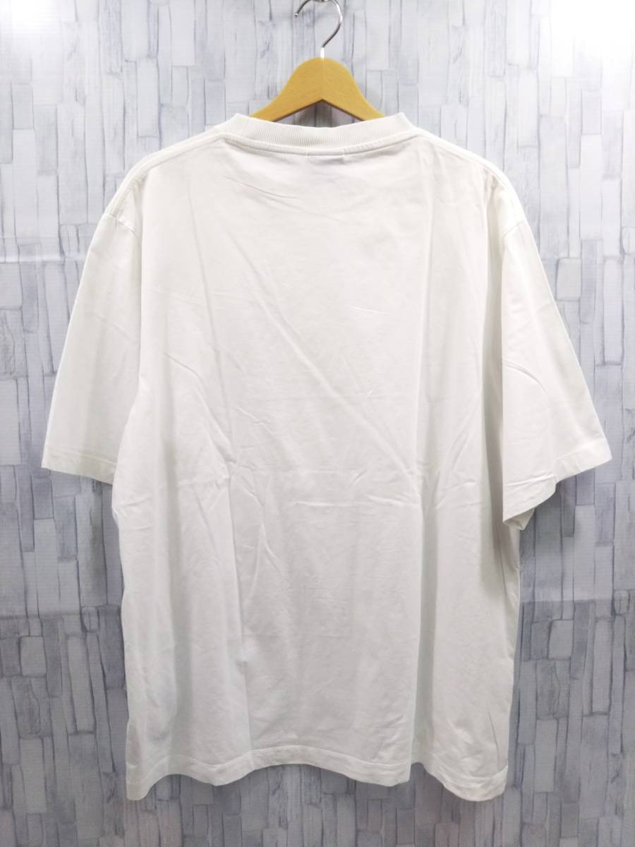 MARCELO BURLON マルセロブロン ロゴグラフィックTシャツ 半袖Tシャツ ポルトガル製 メンズ サイズ L ホワイト 店舗受取可_画像2