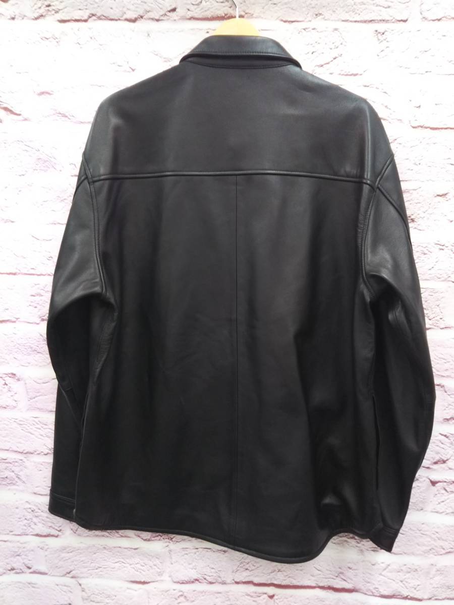 未使用・タグ付】SCHOTT ショット Lamb Leather Cpo Shirt レザー