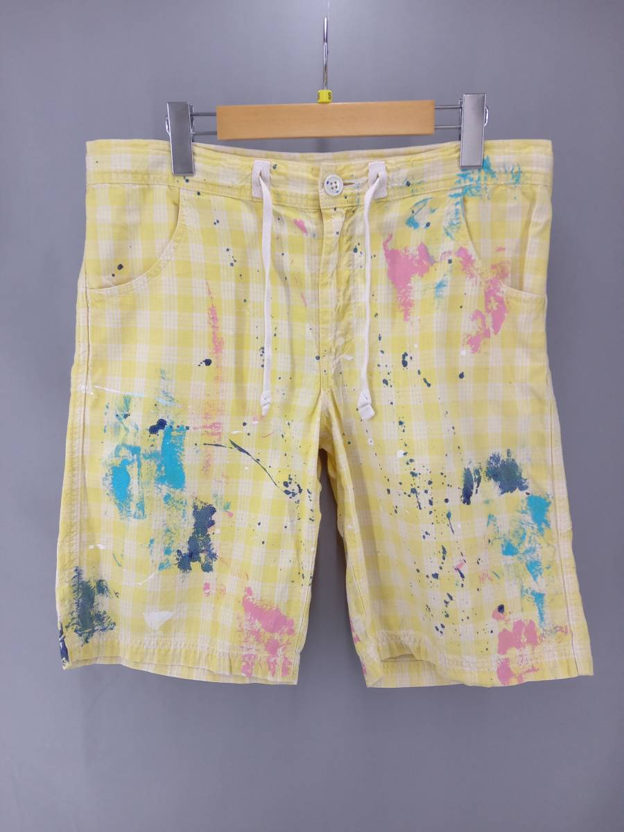 100%安い ★ 夏 イエロー S ポーター 吉田かばん ハーフパンツ ペイント加工 ポータークラシック CLASSIC PORTER Sサイズ 100%安い ★ 夏 イエロー S ポーター 吉田かばん ハーフパンツ ペイント加工 ポータークラシック CLASSIC PORTER Sサイズ