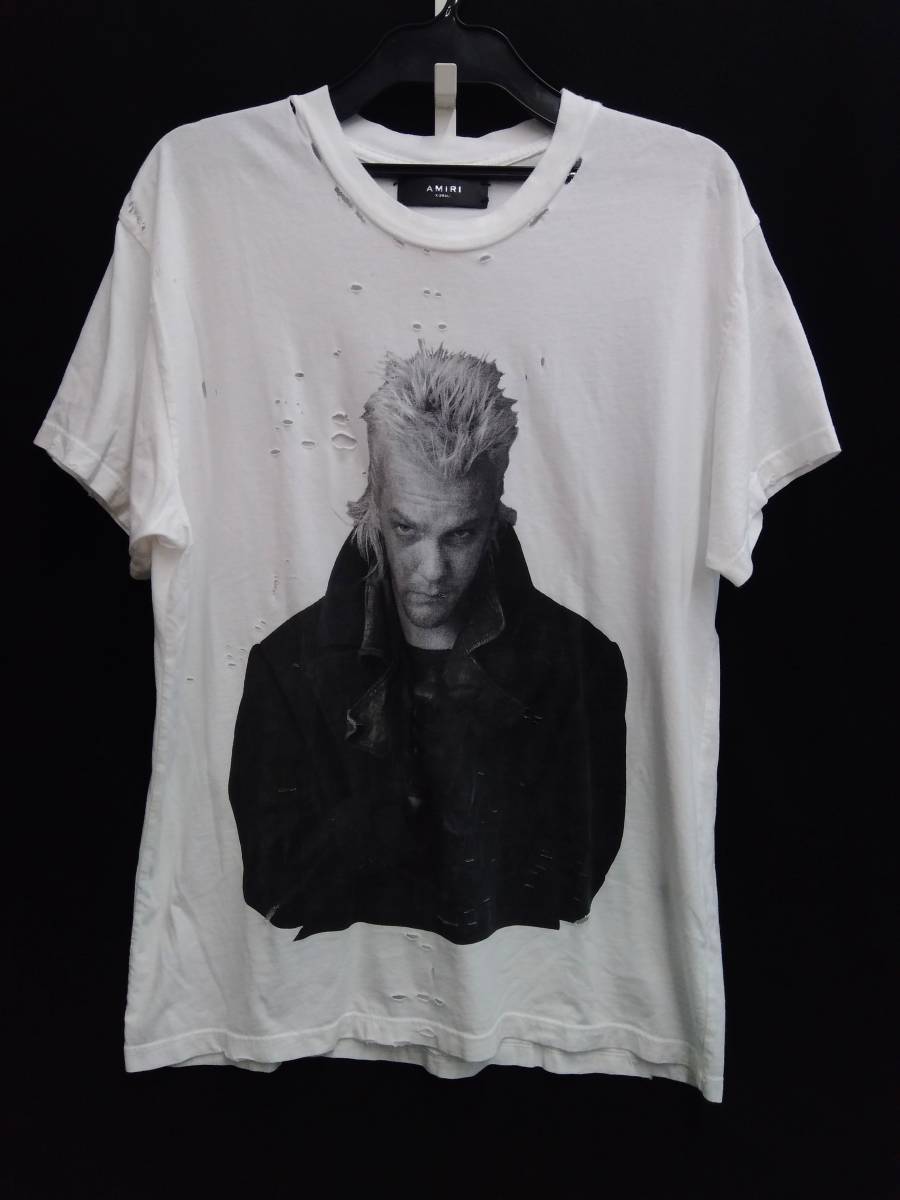 AMIRI LOST BOYS PORTRAIT TEE アミリ ロストボーイズポートレイト 半袖Tシャツ 白 ホワイト XS プリント 店舗受取可_画像1