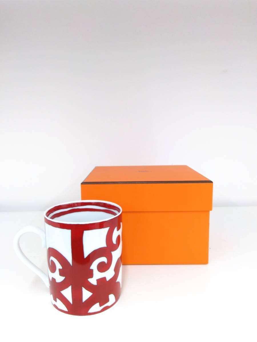 即出荷】 ガダルキヴィール 【美品】HERMES レッドマグ 箱付き