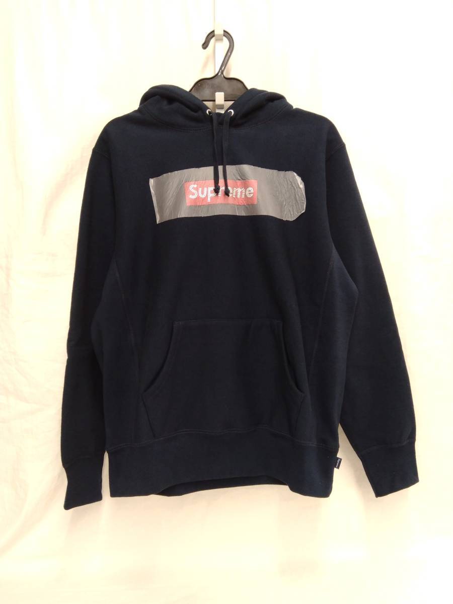 Supreme × Swarovski Box Logo Hooded Sweatshirt シュプリーム