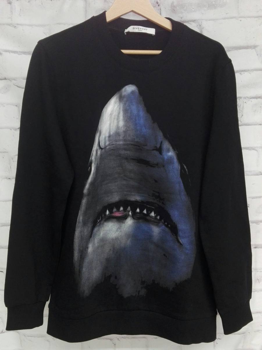 GIVENCHY ジバンシー Cuban Shark Print スウェット Sサイズ サメ