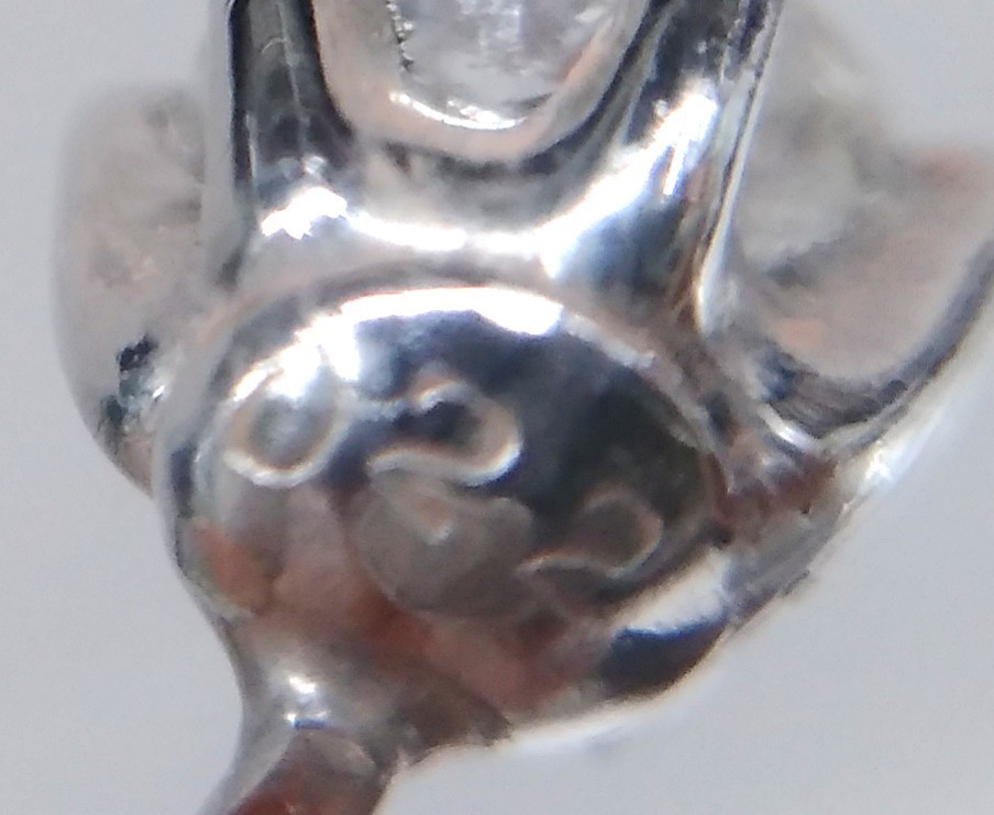 Pt850 ダイヤモンド 0.22ct 0.25ct イヤリング 約2.1gの画像6