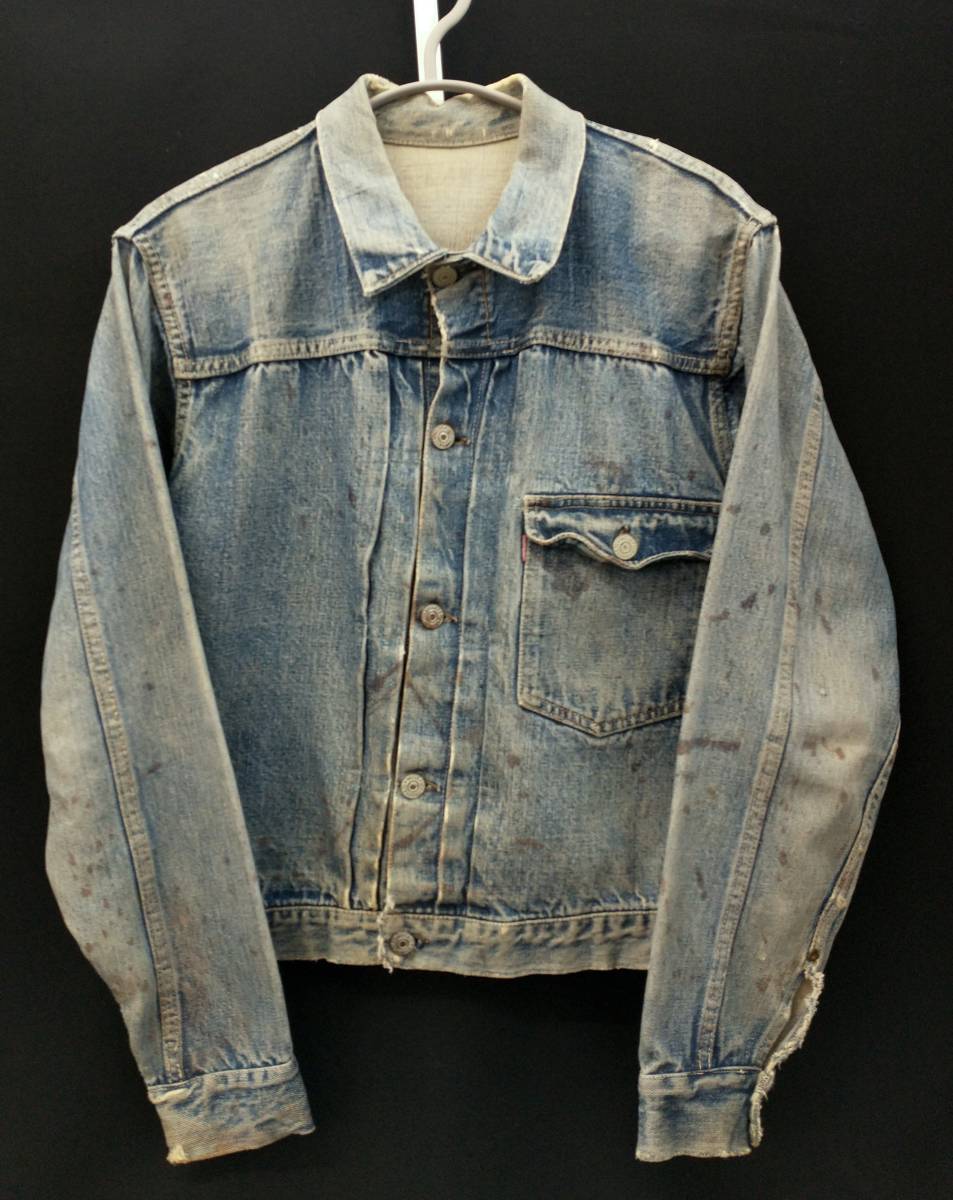 [40s] LEVI'S vintage Denim Jacket 506XX 1st Model リーバイス ヴィンテージ Gジャン ファースト 当時物 針刺し シンチバック 店舗受取可